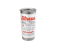 SUP Stress is Caused By Not Enough Paddleboarding Stainless Steel Insulated Tumbler