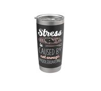 SUP Stress is Caused By Not Enough Paddleboarding Stainless Steel Insulated Tumbler