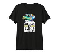 SUP Surfing Stand Up Paddle God Paddling supboard SUP Premium T-Shirt