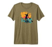 SUP Surfing Stand-Up Paddle Paddleboarding sup Board Premium T-Shirt