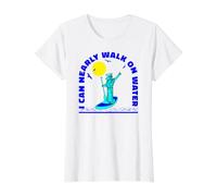 SUP Surfing Stand-Up Paddle Paddleboarding Surf SUP-Board Value Graphic T-Shirt, Women, White, M
