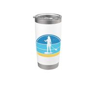 SUP Surfing Stand-Up Paddle Women Paddleboarding sup Board Stainless Steel Insulated Tumbler