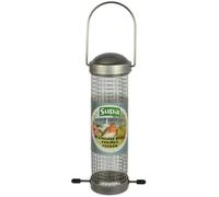 Supa 8 inch Wild Bird Stainless Steel Fort Knuts Peanut Feeder, Designed For Feeding Peanuts To Your Garden Birds.