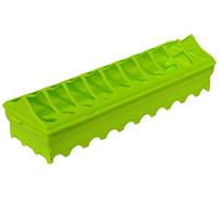 Supa Anti-Perching Chicken Trough Feeder, 50 cm, With Extendable Legs, Suitable For Larger Poultry And Game Birds, Made In The UK.,Anise Green