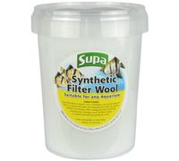 Supa Aquarium Filter Wool 1 Litre, Synthetic Material That Is Ideal For Removing Waste Particles In Both Fish Tanks And Pond Filtration Systems