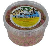 Supa Aquarium Fish Food Tropical Flake 500ml (Pack of 2) | Premium Quality Nutritious Food Offering a Complete Balanced Diet for Tropical Fish