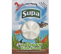 Supa Aquarium Holiday Fish Food, 14 Days, Pack of 6, Easy To Use, Slow Releasing Food Block For Feeding Cold Water & Tropical Aquarium Fish