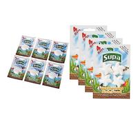 Supa Aquarium Holiday & Weekend Fish Food - 14 & 4 Days, Pack of 6 & 4, Easy To Use, Slow Releasing Food Block