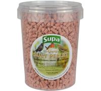 Supa Berry Suet Pellets for Wild Birds, 1 Litre Bucket | High Energy Protein Rich Treat For Garden Birds | Attract More Birds To Your Garden | Quality Wild Bird Food