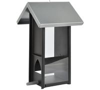 Supa Cambridge Wild Bird Seed Feeder, House Shaped Contemporary Feeder, Ideal For Small & Medium Sized Garden Birds