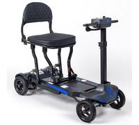 Supa Carbon Lite Ultra Lightweight Folding Mobility e-Mobility Device -Only 13kg, Travel-Friendly with NFC Security, 9 Mile Range, 4mph Speed, 120W Motor, Airline Safe