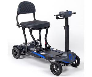 Supa Carbon Lite Ultra Lightweight Folding Mobility e-Mobility Device -Only 13kg, Travel-Friendly with NFC Security, 9 Mile Range, 4mph Speed, 120W Motor, Airline Safe