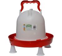 Supa Deluxe Heavy Duty Poultry Water Drinker, 6 Litre Premium Quality Drinker, Made In The UK