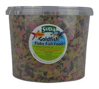 Supa Goldfish Flake Fish Food 3 Litre, Complete Cold Water Aquarium Fish Diet, Nutritious