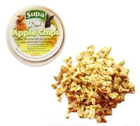 SUPA Honey-Coated Banana Fruit Cocktail Dried Apple Chips Papaya & Pineapple Melange - We sell these LOOSE, they come VACUUM PACKED not in the tub. (4, Dired Apple Chips)