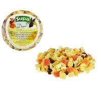 SUPA Honey-Coated Banana Fruit Cocktail Dried Apple Chips Papaya & Pineapple Melange - We sell these LOOSE, they come VACUUM PACKED not in the tub. (3, Fruit Cocktail)