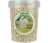 Supa Mealworm Suet Pellets for Wild Birds, 1 Litre Bucket | High Energy Protein Rich Treat For Garden Birds | Attract More Birds To Your Garden | Quality Wild Bird Food
