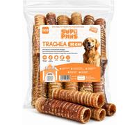 Supa Paws 12 Inches 1Kg Beef Trachea for Dog 30cm Windpipe 100% Natural Pet Treats Chews Air Dried Dog Snacks Sticks, Long-Lasting Healthy Dental Dog Chews 1 Kilo Large Beef Sticks