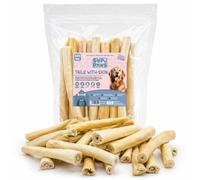 Supa Paws 500g 100% Natural Beef Cow Tails for Dog Air Dried Grain & Gluten-Free Long Lasting Chewing Bones Low Odour Beef Treat for Dog Alternative to Meat Bully Sticks Snacks Suitable for All Breeds