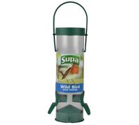 Supa Plastic 2 Port Seed Feeder Green 20Cm (8 Inch) - Pack Of 12