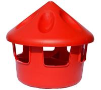 Supa Feed and Grit Station - Red - 11cm x 11cm x 11cm