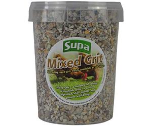 Supa Poultry Mixed Grit Tub, 1 Litre, Pack of 5, A Mixture Of Insoluble And Soluble Grits To Assist Digestion, Egg Shell Quality And General Well Being,
