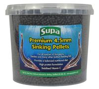 Supa Premium 4.5mm Sinking Pellets Fish Food 2.2kg, Provides A Balanced Nutritional Diet For Sturgeons, Sterlets and Many Other Species of Bottom Fee