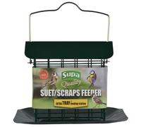 Supa Premium Suet Block and Scrap Feeder with Tray has been