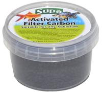 Supa Small Activated Filter Carbon 240ml, Removes Impurities And Odours To Leave Your Aquarium Or Pond With Crystal Clear Water, Black