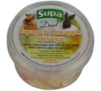 Supa Small Animal Papaya and Pineapple Melange, 225 ml, Pack of 2, Made from Human Grade Food Material, Excellent Treat for Your Pet,