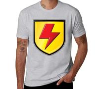 Supa Strikas Shield T-Shirt t Shirts Tops t-Shirts Man Vintage Clothes Men's Clothing Grey M