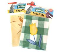 Supa Bird Cage Tidy Large Assorted, Clear