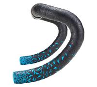 SUPACAZ BIKE BARTAPE, SUPER STICKY KUSH, STAR FADE, NEON BLUE PLUS ANO BLUE PLUGS