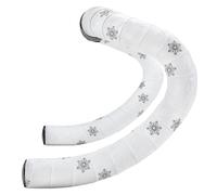 Supacaz Sticky Kush Galaxy Tape White With Black Stars & Ano Black Plugs Ref305