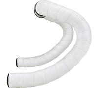 Supacaz Super Sticky Kush Classic Bar Tape White (Ano Black Plugs)
