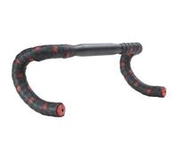 Supacaz Sticky Kush Galaxy Bar Tape: Red Stars + Ano Red Plugs