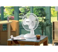 SupaCool 9" Oscillating Desk Fan, 2 Speed Settings