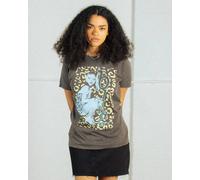 Supacult Women's Blondie Leopard Microphone Music T-Shirt in Black | Size: Large Supacult Black L