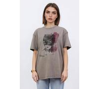 Supacult Women's DC Comics Batman Catwoman T-Shirt in Charcoal | Size: 2XL Supacult Charcoal 2XL