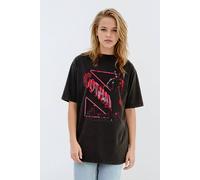 Supacult Women's DC Comics The Batman Gotham T-Shirt in Black | Size: 2XL Supacult Black 2XL