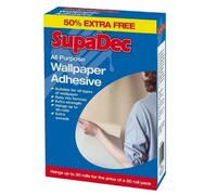 Supadec All Purpose Wallpaper Adhesive - Pack Of 20 Sachets - Strong Easy-Mix Paste For All Wallpaper Types - Smooth & Fast Mixing