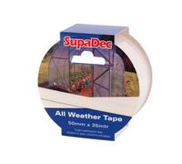Supadec All Weather Self Adhesive Tape Clear (One Size)