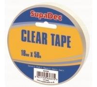 Supadec Clear Tape Clear (50M X 18mm)