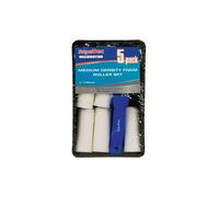 SupaDec Decorating Paint Foam Refills Mini Roller & Tray Set 4"/100mm