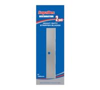 SupaDec Decorator Heavy Duty Stripper Blades - 6" / 150mm Pack of 2 | Replacement Scraper Blades for Paint & Wallpaper Removal | Sharp Steel Blades | Durable Precision Cutting | Universal Fit