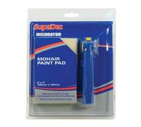 Supadec Decorator Mohair Paint Pad With Handle Blue (One Size)