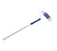 SupaDec Decorator Paint Roller & 1.3m Extension Pole | 9" x 1.5" Paint Roller Sleeve - Cage Frame & Push-Fit Telescopic Pole | for Emulsion & Masonry Paints | Smooth & Semi Smooth Surfaces