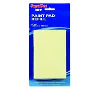 SupaDec DIY Paint Pad Refill - 6" x 4" Inch / 150mm x 100mm | High-Coverage Replacement Paint Pad | Smooth & Even Finish | Ideal for Walls & Ceilings | Compatible with Most Paint Pad Holders