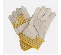 Supadec Double Palm Rigger Gloves - Large, Pack Of 2 - Heavy Duty Premium Gloves -Thorn-Proof Work & Gardening Adult Unisex Gloves