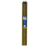 Supadec Extra Wide Coverstrip Gold Effect - 1800mm X 60mm Aluminium Floor Edge Trim With Fixings - Easy To Install Floor Trims